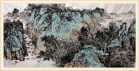 王昕山水畫作品