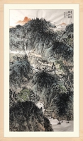 王昕山水畫作品